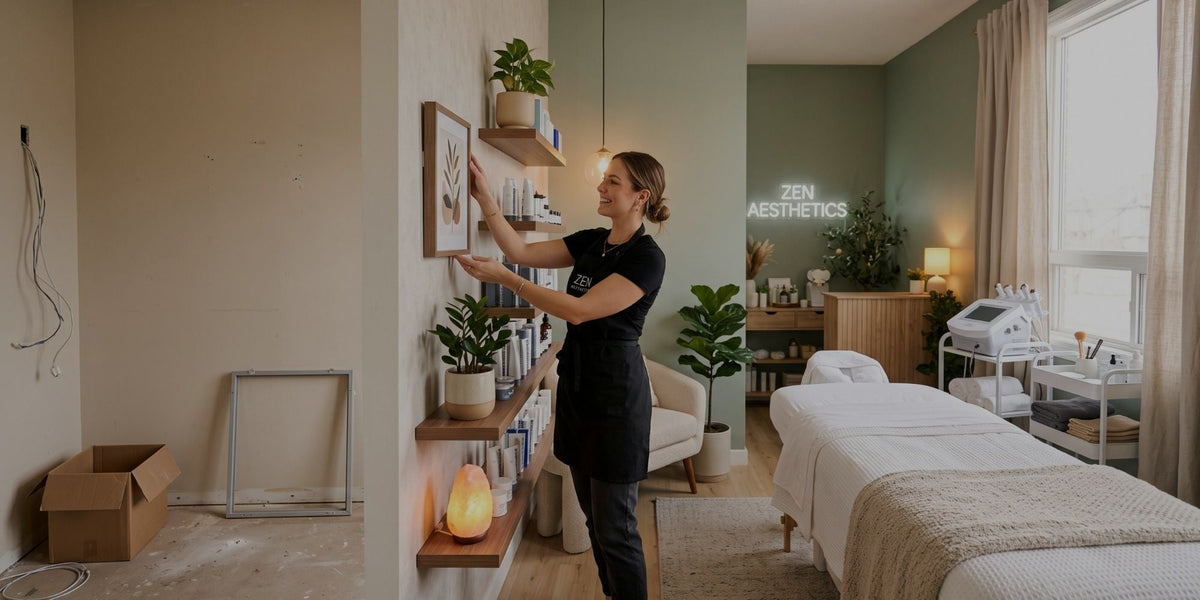 From Blank Space to Fully Booked: The Complete Esthetician Room Checklist