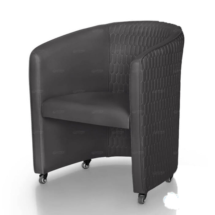 Gulfstream salon customer chair and matching salon technician stool.