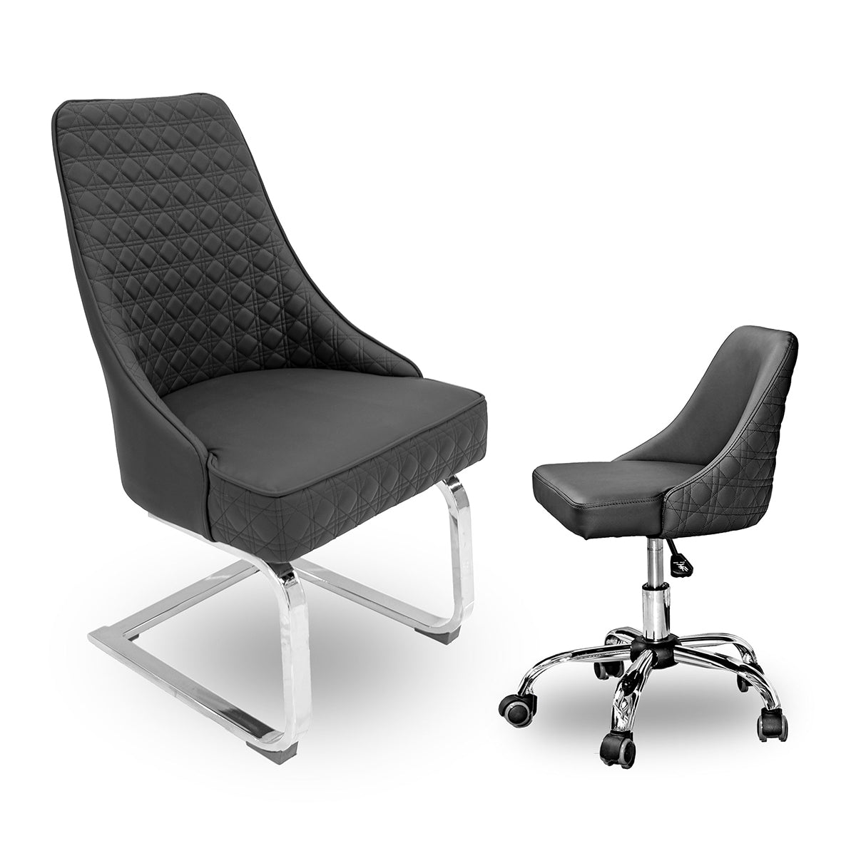 We keep up with the latest salon furniture by constantly innovating and designing new manicure nail tables, reception desks, salon customer chairs, and etc to bring you the luxury nail furniture to your everyday salon needs.