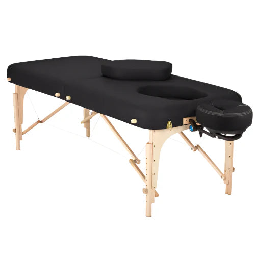 Massage table designed for comfort and durability in professional use
