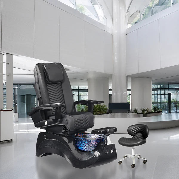 Alden Crystal Pedicure Chair
