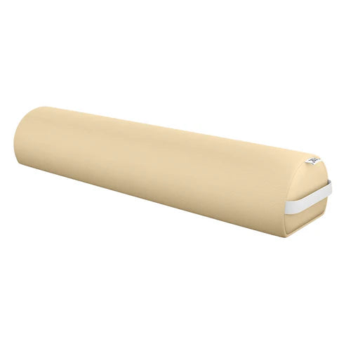 Beige DIR Arc ergonomic bolster pillow for therapeutic positioning, lower back pain relief, and knee or ankle elevation.