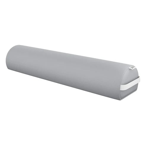 Gray DIR Arc ergonomic bolster pillow for therapeutic positioning, lower back pain relief, and knee or ankle elevation.