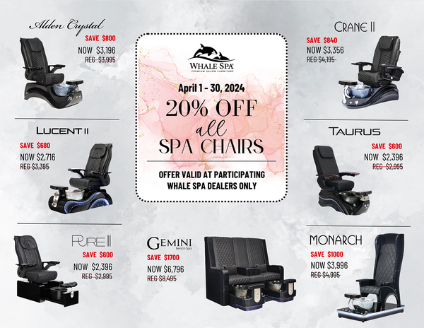 Spring Pedicure Chair Package Deals