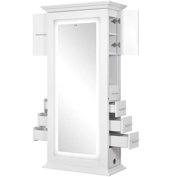 Adonis Double LED Lighted Salon Station