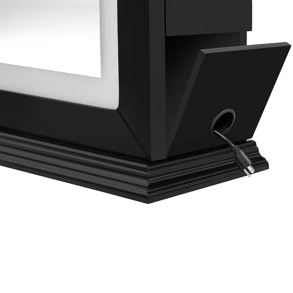 Adonis Single LED Lighted Salon Styling Station