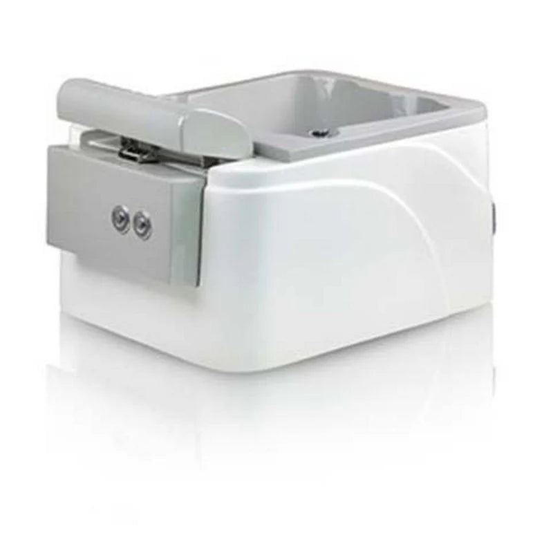 Taizen Portable Pedicure Spa with locking wheels, adjustable footrest, and ANS Liner Jet