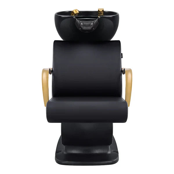 Beckman Gold Shampoo Chair with Adjustable Seat