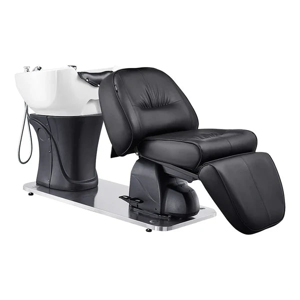 Maximus Spa Salon Reclining Shampoo Bed with Rotating Seat