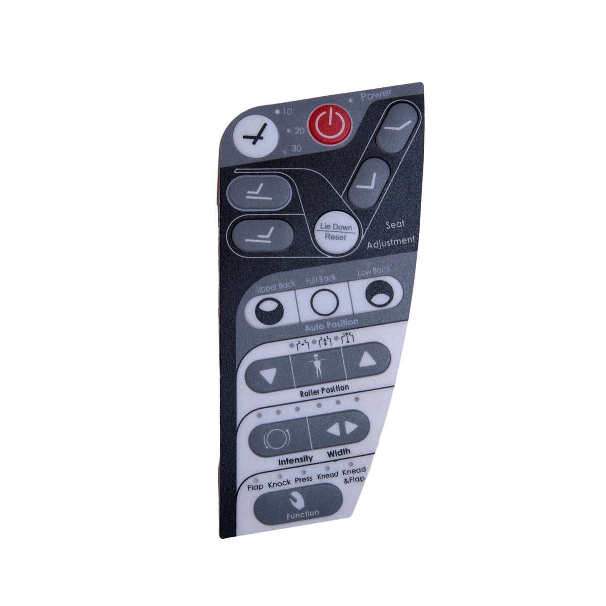 TSPA - Remote Sticker For iRest Massage Chair