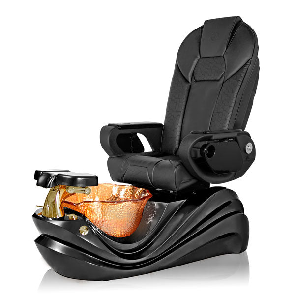 Phoenix BLACK Pedicure Chair Pedicure Spa Superstore