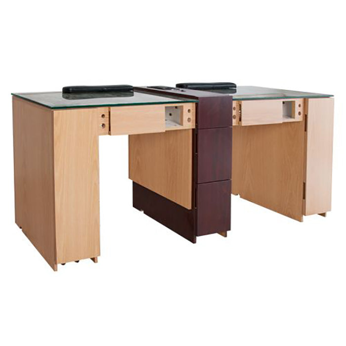 Ion Double Nail Table with Hi-Power LED Lights