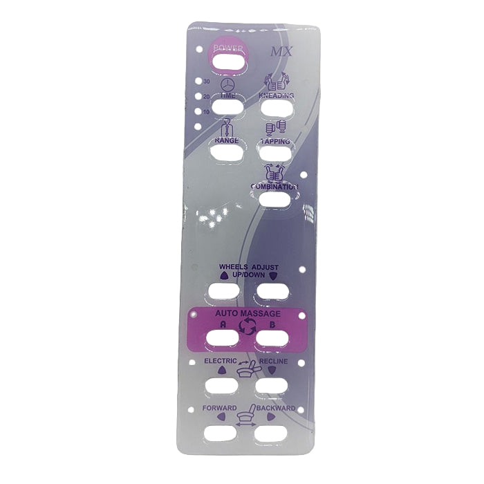 J&A - Remote Control Sticker For Empress RX/LX, Pacific MX