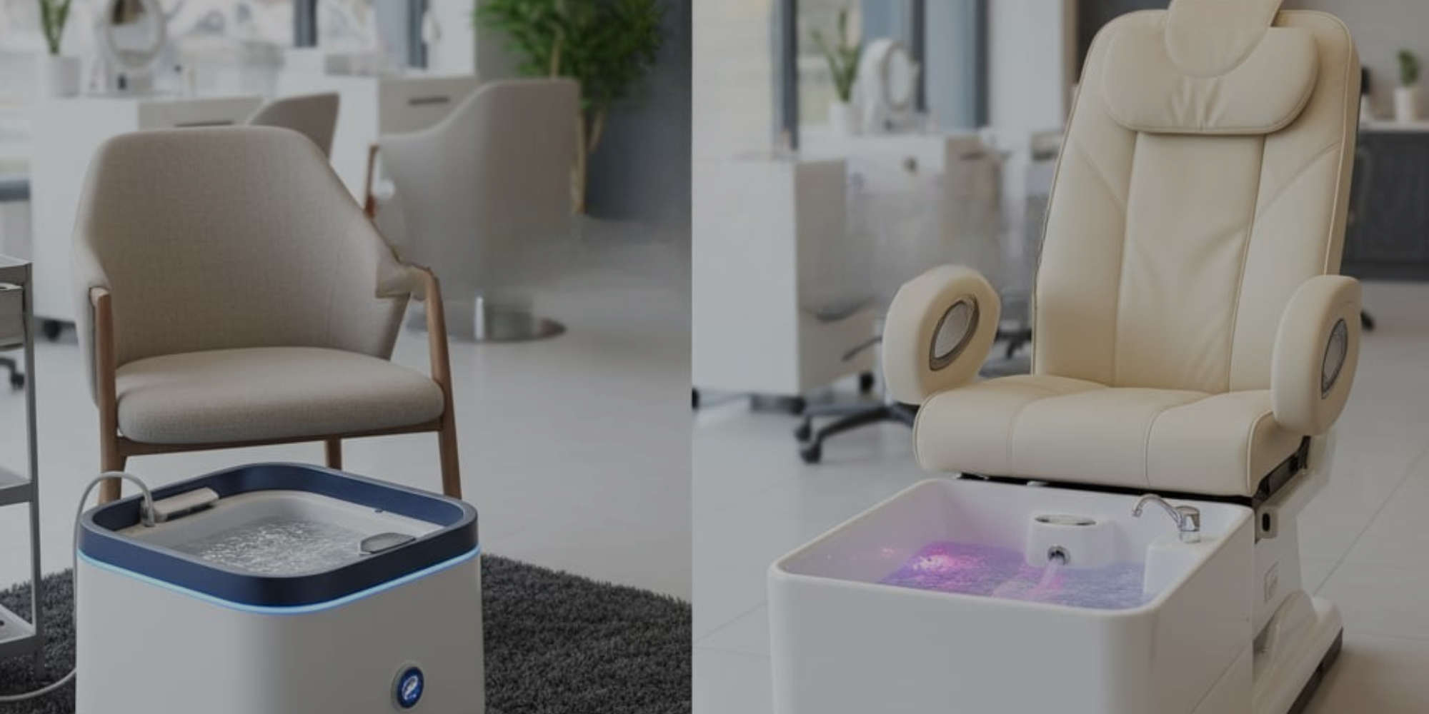 The Difference Between a Plumb-Free Pedicure Chair & a Portable Pedicure Spa