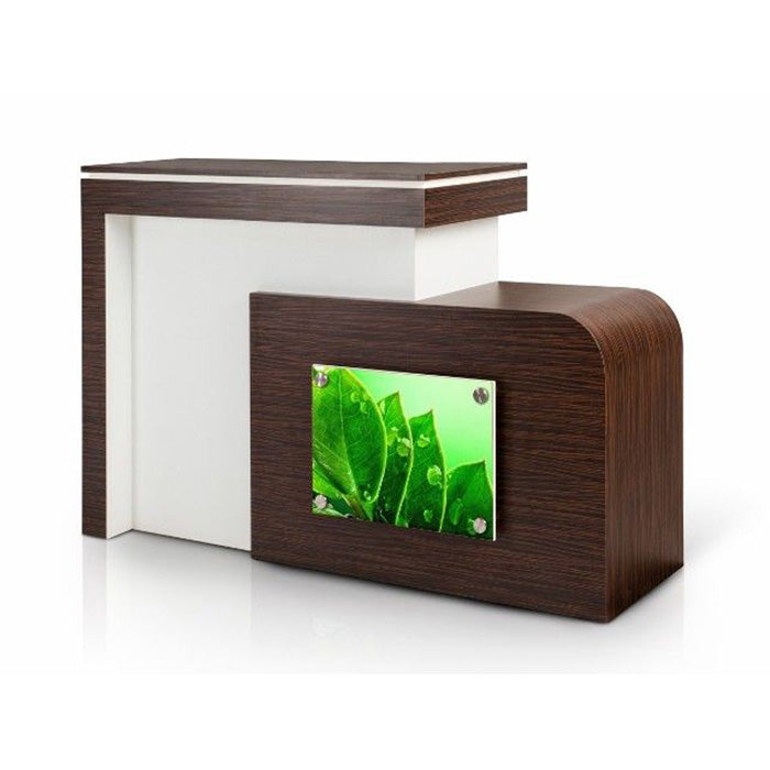 Known for natural wood, the ANS salon furniture collection at wholesale is in-stock. Large orders possible. Discounted shipping. Commercial addresses only. Nail tables, manicure dryers and reception desks all match with accessory carts. 