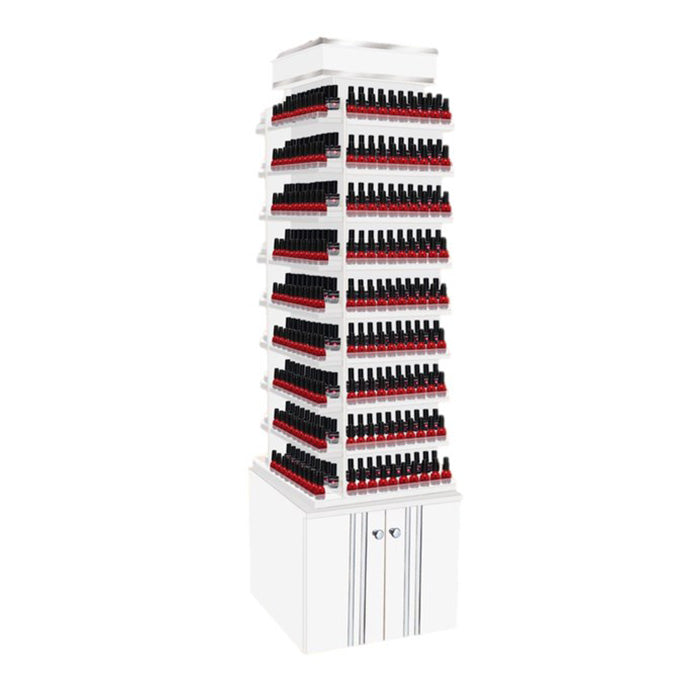 Elegance and consistency with the AYC nail furniture. Enjoy a WIDE VARIETY of COLOR SWATCHES for your salon strategy. Including GRAY lines of all nail tables, reception desks, nail dryers and nail polish racks. Browse to order.