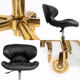 HUGO TECHNICIAN STOOLS (GOLD CASTERS)