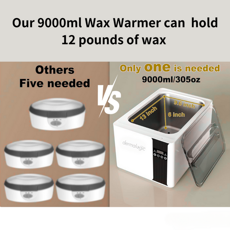 DERMALOGIC DIGITAL PARAFFIN WAX WARMER 9000L