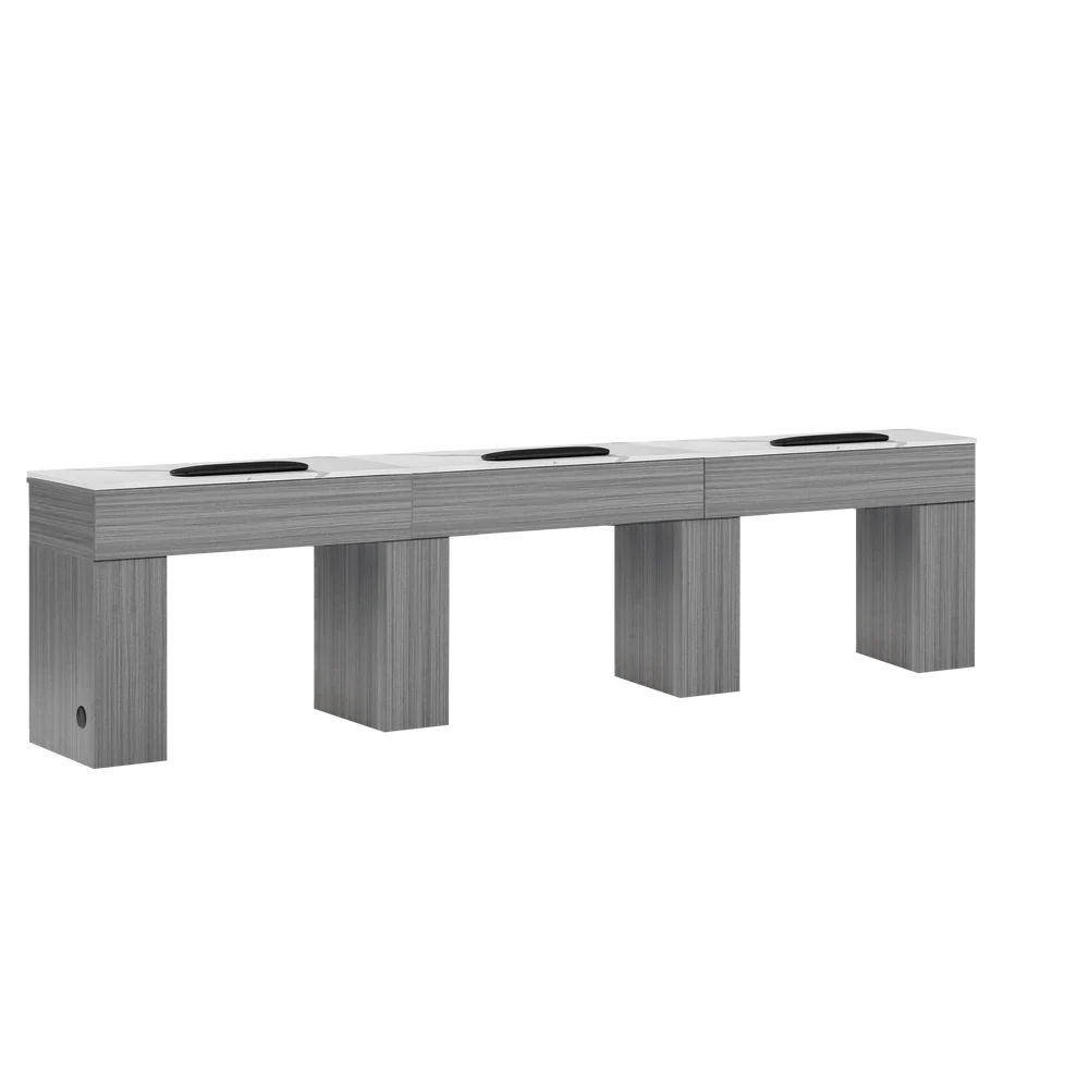 Mira Triple Manicure Table