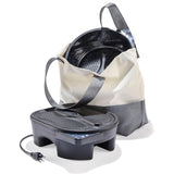 Pro Foot Massager in Black | w/ Heat & Vibration