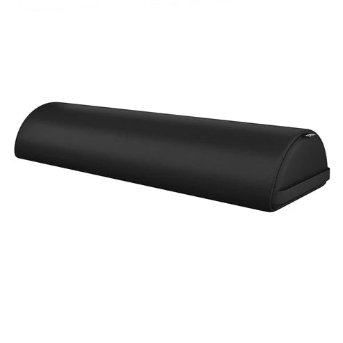 This is a chiropractic and physical therapy semi-circle positioning bolster, matching the black model, providing stable support and perfect alignment for patients during rehabilitation and massage treatments.
