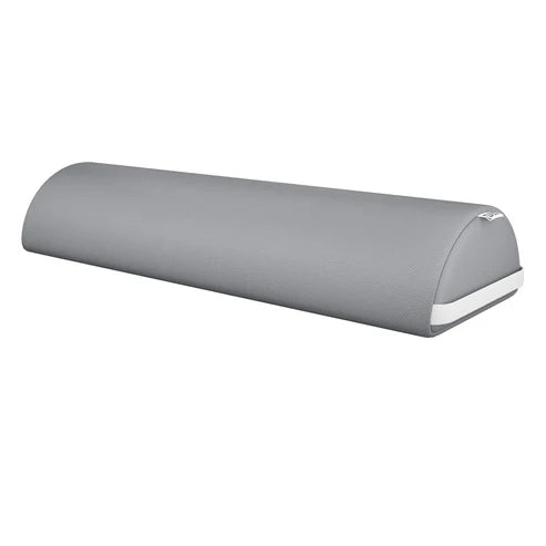 This is a chiropractic and physical therapy semi-circle positioning bolster, matching the Gray model, providing stable support and perfect alignment for patients during rehabilitation and massage treatments.