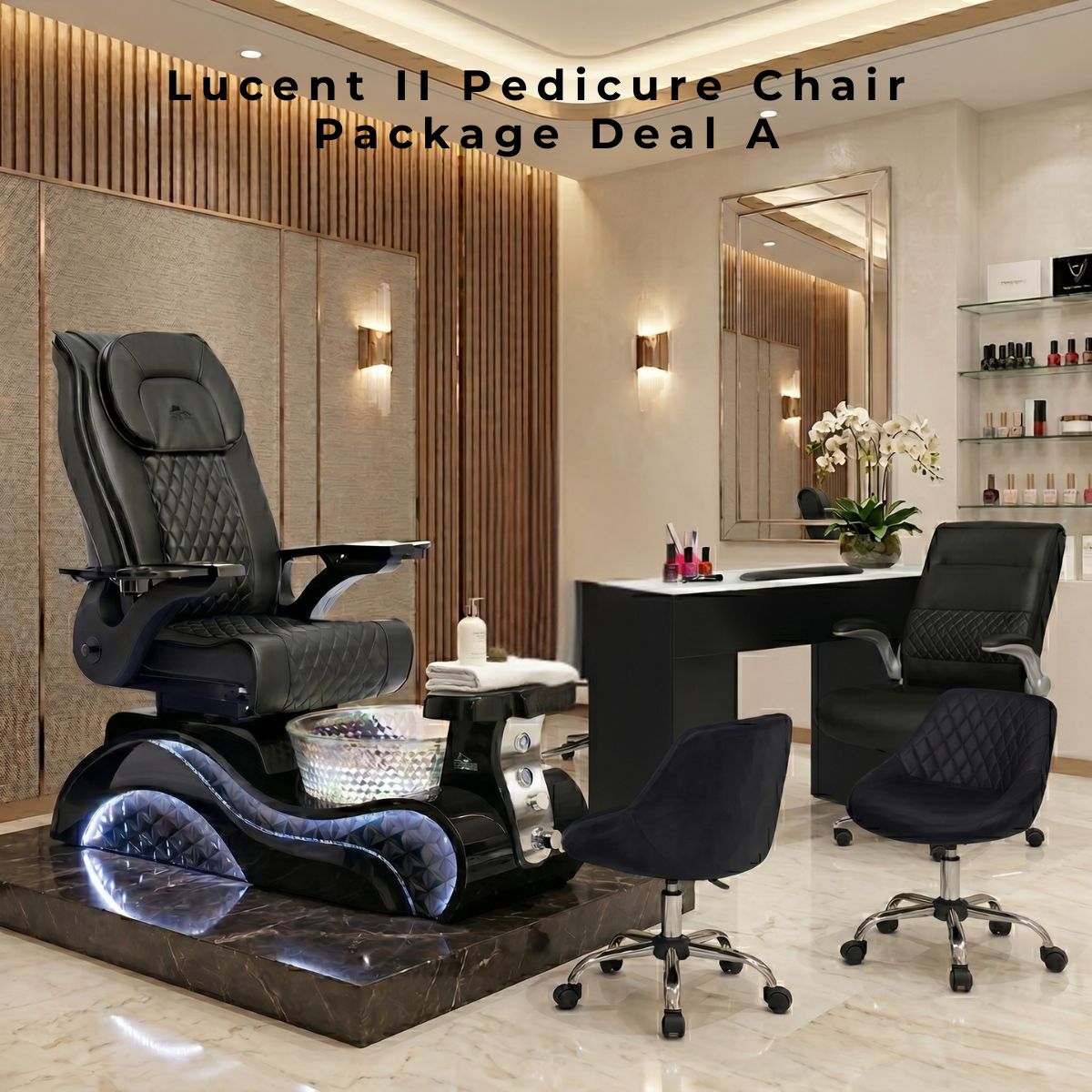 Lucent II Pedicure Chair Package Deal