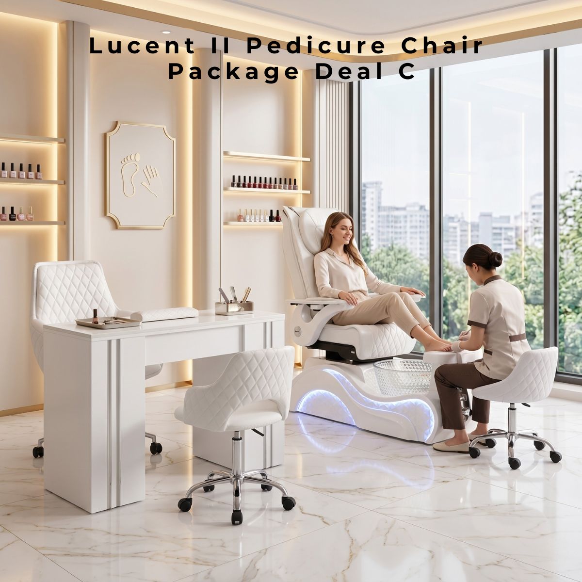 Lucent II Pedicure Chair Package Deal