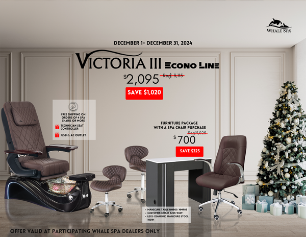 Victoria III Pedicure Chair Package Deal