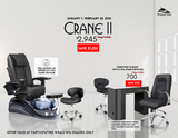 CRANE II SPA PEDICURE CHAIR PACKAGE DEAL