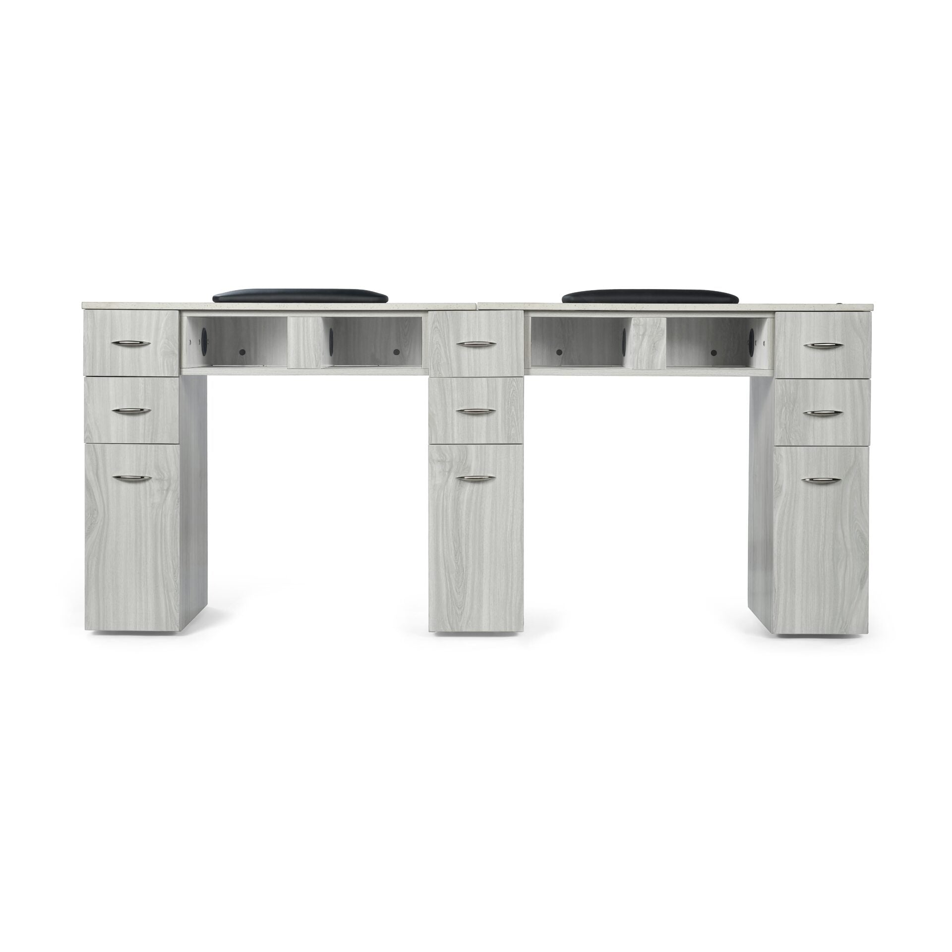Gray/Gold Double Nail Table