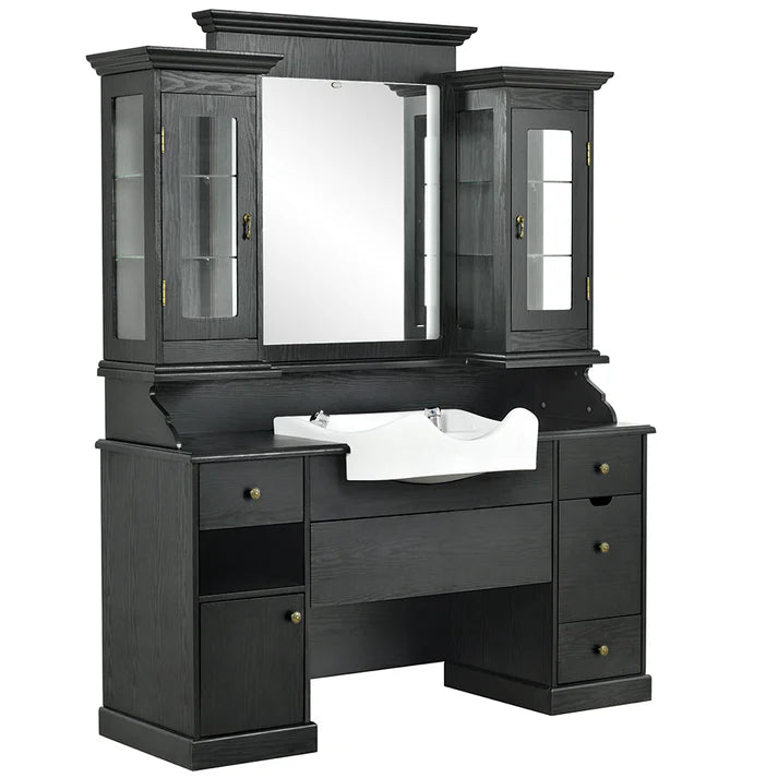 Mohegan LED Barber Front Wash Station
