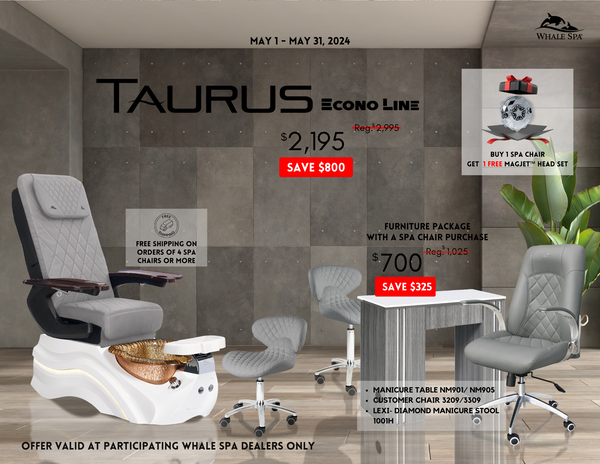 Taurus Spa Pedicure Chair Package Deal
