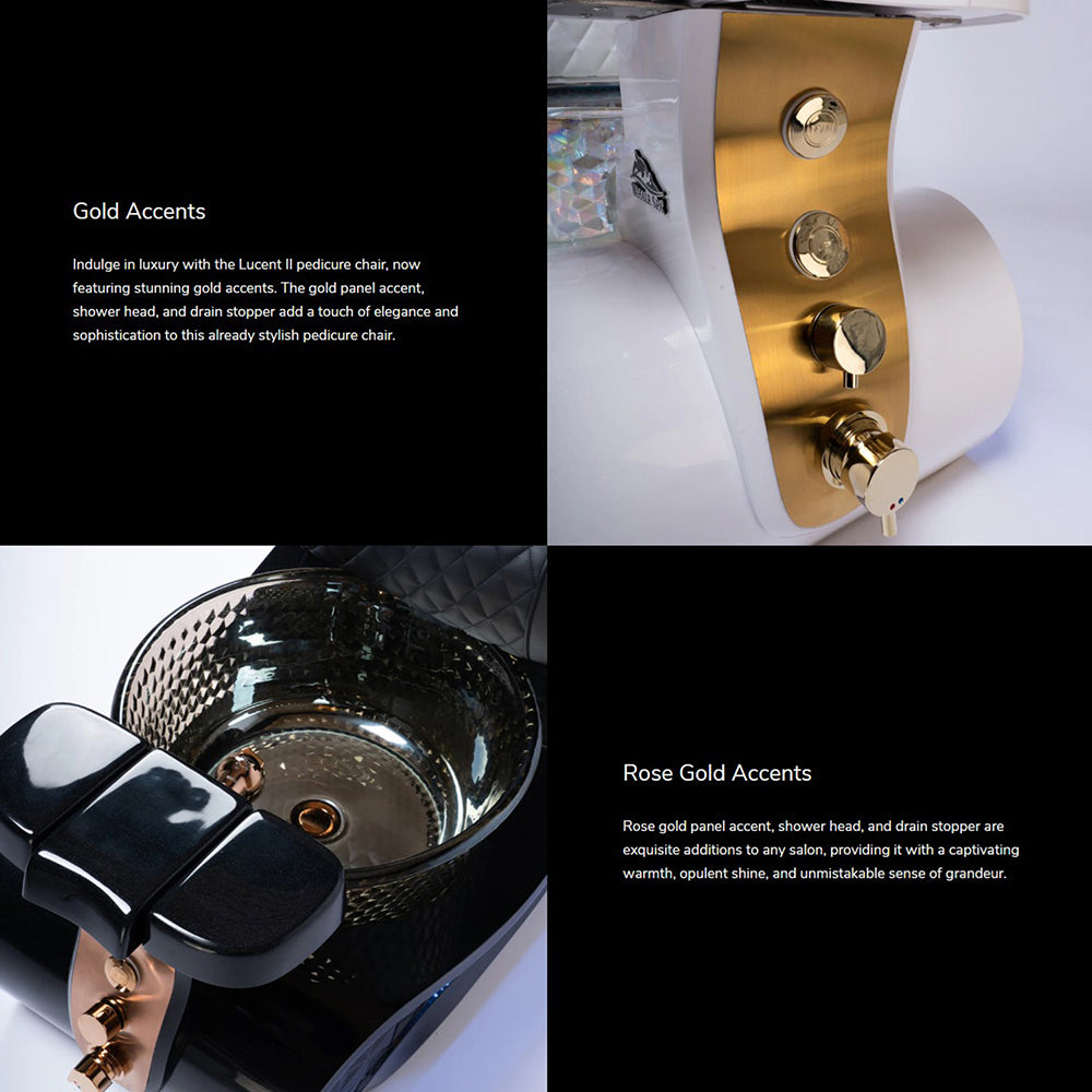 Lucent II Gold Edition Pedicure Chair Package Deal