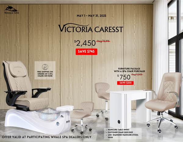 Victoria Caresst II Spa Pedicure Chair Package Deal