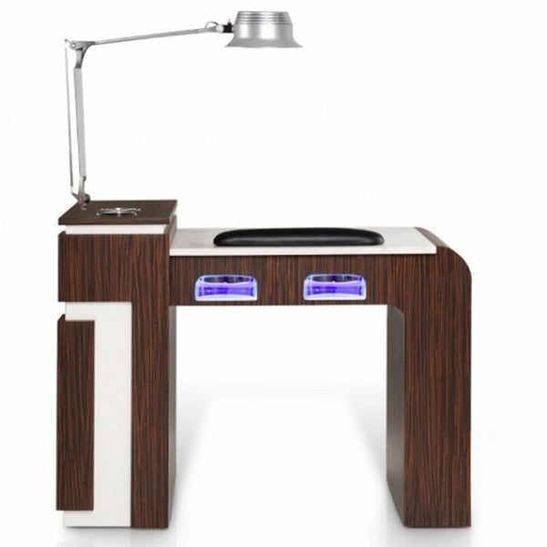 Beniko Nail Table with UV Gel Lights Beniko Manicure Table with UV Gel Lights Pedicure Spa Superstore