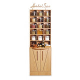 Mini LED Herbal Salon Display Cabinet